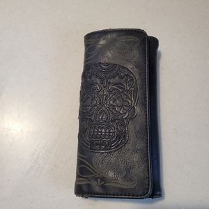 Loungefly Embossed Sugar Skull Wallet